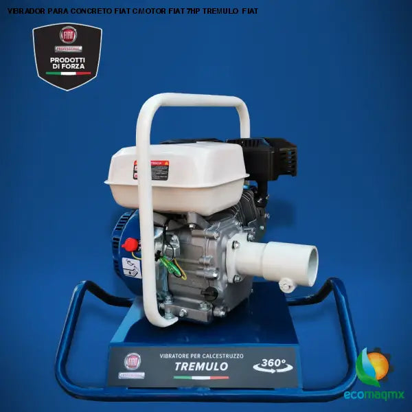 VIBRADOR PARA CONCRETO FIAT C/MOTOR FIAT 7HP TREMULO FIAT