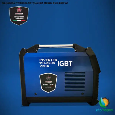 SOLDADORA INVERSORA FIAT MMA 200A 110/220V RIVOLI200 FIAT