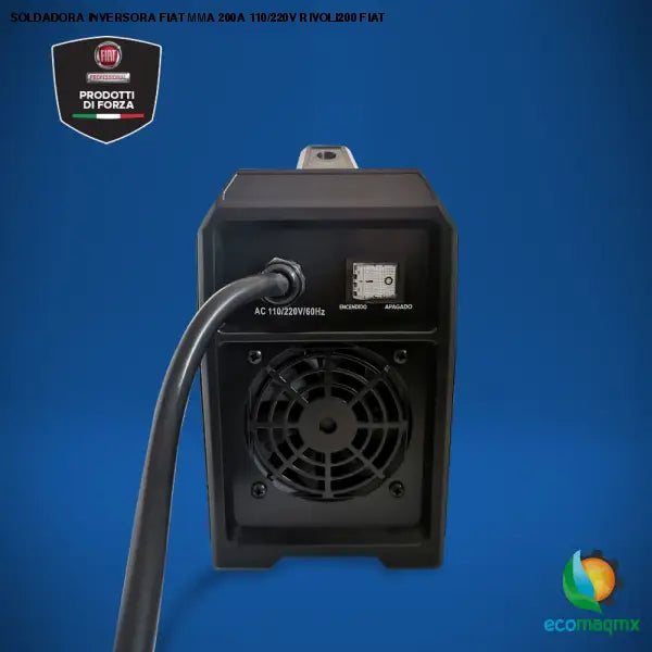 SOLDADORA INVERSORA FIAT MMA 200A 110/220V RIVOLI200 FIAT