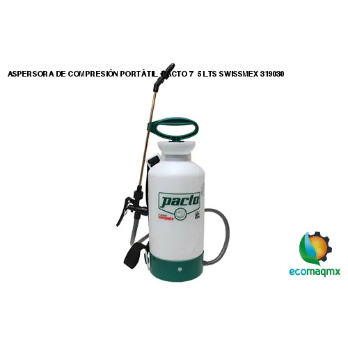 ASPERSORA DE COMPRESIÓN PORTÁTIL PACTO 7 5 LTS SWISSMEX