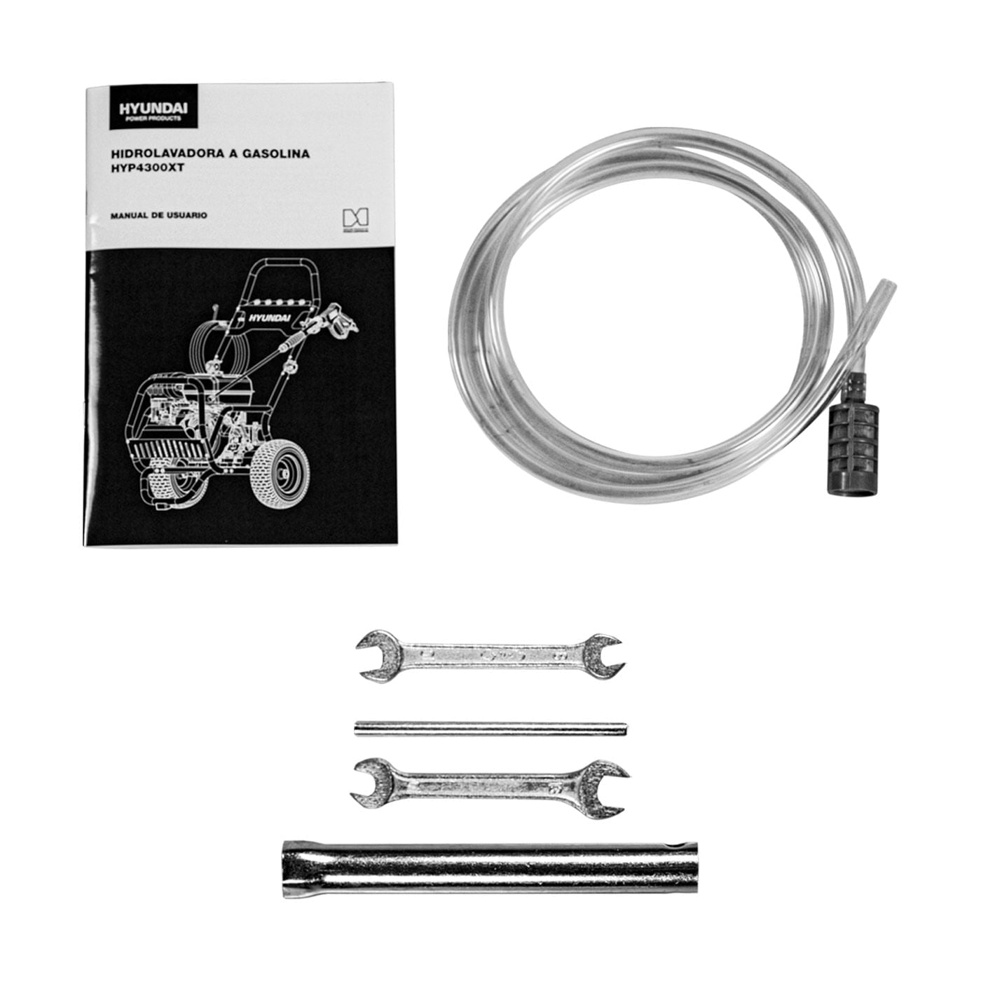Hidrolavadora A Gasolina Hyundai Triplex 15 Hp 4200 Psi 289 Bar Con base Abatible – Hyp4300xt
