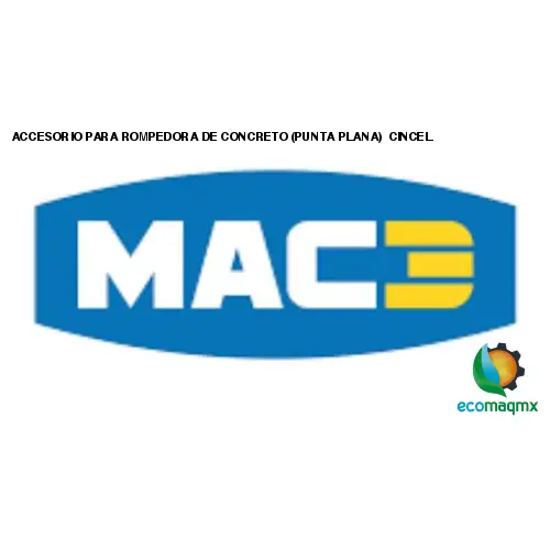 ACCESORIO PARA ROMPEDORA DE CONCRETO (PUNTA PLANA) CINCEL