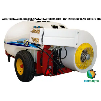 ASPERSORA AGRÍCOLA PARA TRACTOR CAÑÓN 8 BOQUILLAS 2000 LTS