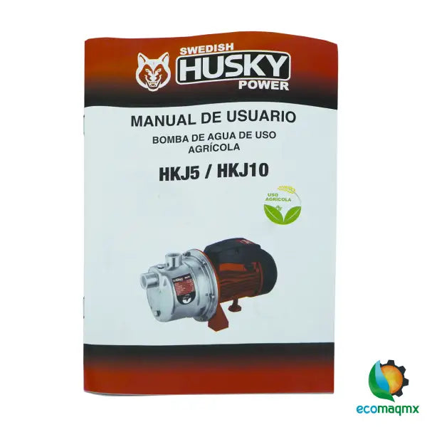 Bomba Centrifuga Tipo Jet 1/2 Hp 370W Swedish Husky Power HKJ5