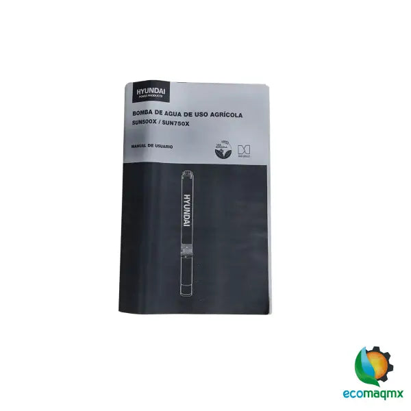 Bomba Sumergible Uso Agrícola Profesional Hyundai 7 Hp Con