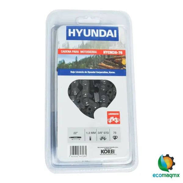 CADENA EN BLISTER 22’’ 3/8’’ STD. 38 DIENTES 76 ESLABONES