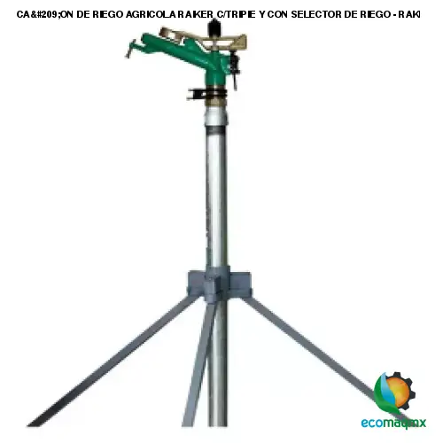 CAÑON DE RIEGO AGRICOLA RAIKER C/TRIPIE Y CON SELECTOR DE