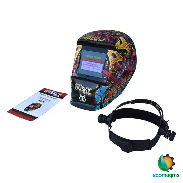 Careta Para Soldar Electrónica De Sombra Variable Grafiti