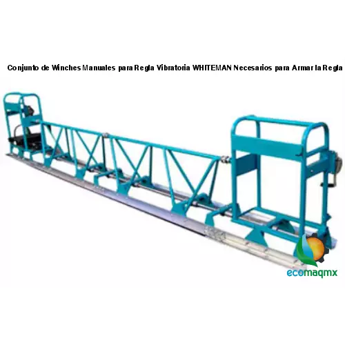 Conjunto de Winches Manuales para Regla Vibratoria WHITEMAN
