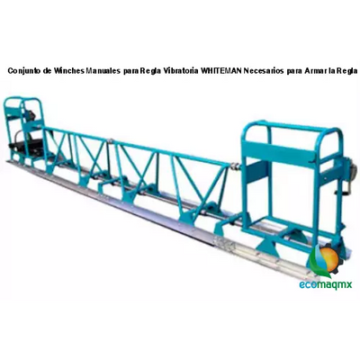 Conjunto de Winches Manuales para Regla Vibratoria WHITEMAN