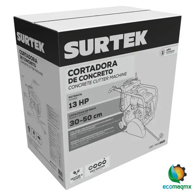 Cortadora de concreto a gasolina con motor de 4 tiempos 13