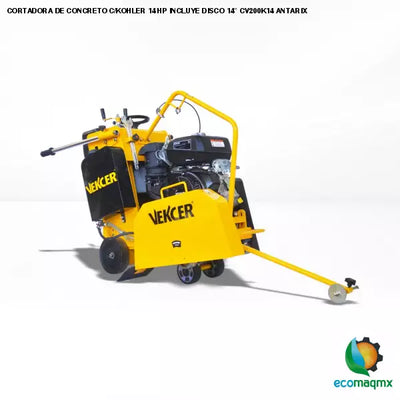 CORTADORA DE CONCRETO C/KOHLER 14 HP INCLUYE DISCO 14”