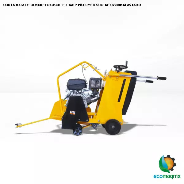CORTADORA DE CONCRETO C/KOHLER 14 HP INCLUYE DISCO 14”
