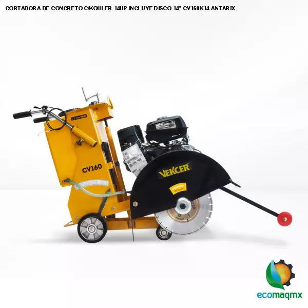 CORTADORA DE CONCRETO C/KOHLER 14HP INCLUYE DISCO 14”