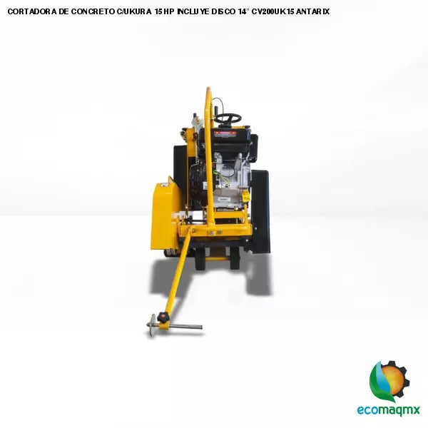 CORTADORA DE CONCRETO C/UKURA 15 HP INCLUYE DISCO 14”
