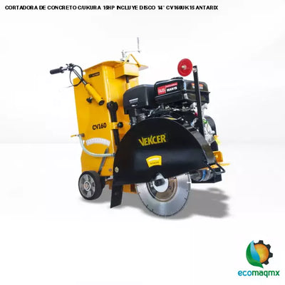 CORTADORA DE CONCRETO C/UKURA 15HP INCLUYE DISCO 14”