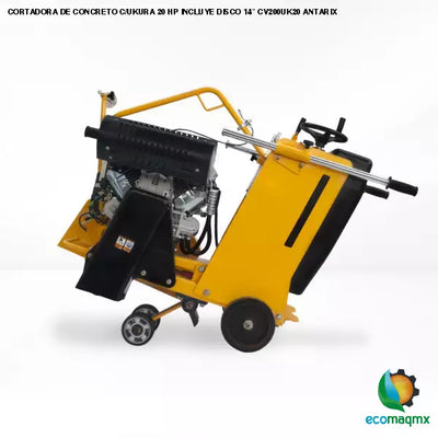 CORTADORA DE CONCRETO C/UKURA 20 HP INCLUYE DISCO 14”