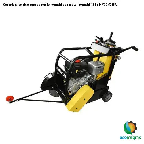 Cortadora de piso para concreto hyundai con motor hyundai 13