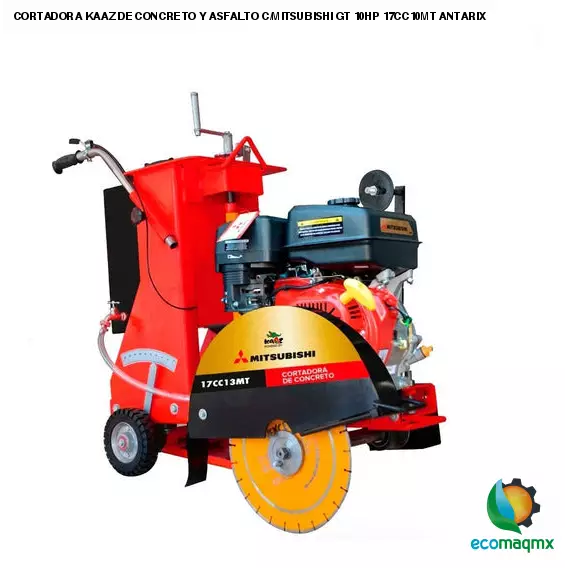 CORTADORA KAAZ DE CONCRETO Y ASFALTO C/MITSUBISHI GT 10HP