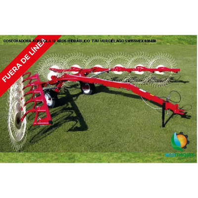 COSECHADORA AGRÍCOLA 12 AROS HIDRÁULICO 7.3M MURCIÉLAGO