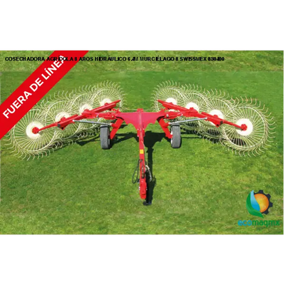 COSECHADORA AGRÍCOLA 8 AROS HIDRÁULICO 6.4M MURCIÉLAGO 8