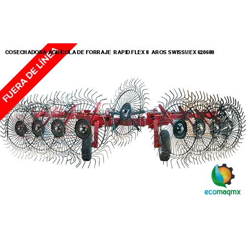 COSECHADORA AGRÍCOLA DE FORRAJE RAPID FLEX 8 AROS SWISSMEX