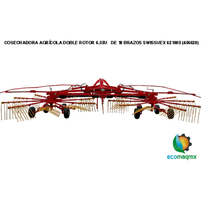 COSECHADORA AGRÍCOLA DOBLE ROTOR 6.55M DE 18 BRAZOS SWISSMEX