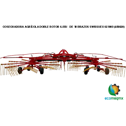 COSECHADORA AGRÍCOLA DOBLE ROTOR 6.55M DE 18 BRAZOS SWISSMEX