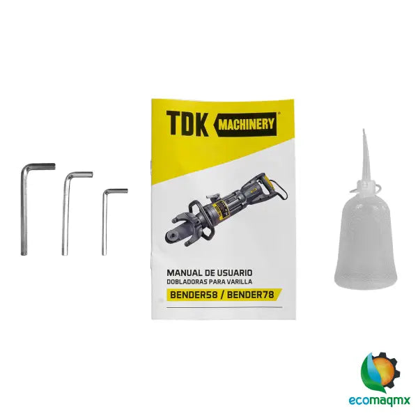 Dobladora De Varilla Eléctrica Manual 22mm Profesional Tdk