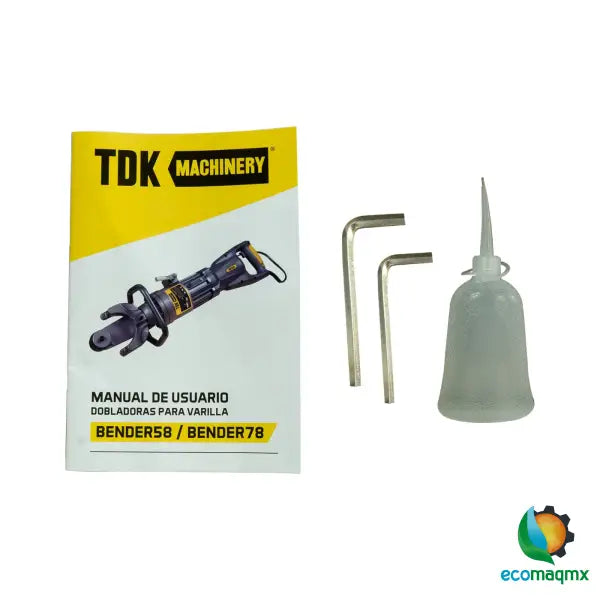 Dobladora De Varilla Eléctrica Manual Profesional Tdk