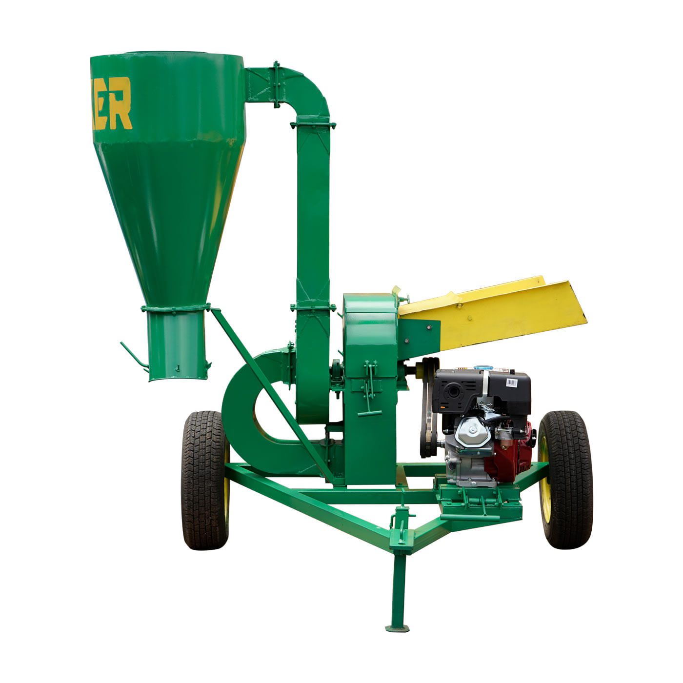 Molino Picadora Desintegradora de Forraje con Ciclon Encostalador Motor Husky Power 16 Hp a Gasolina Rkpdc30r-hsk16