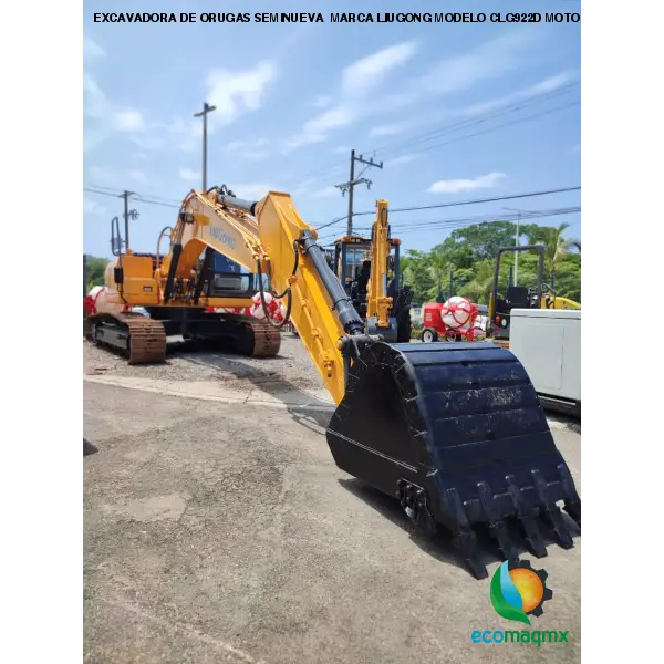 EXCAVADORA DE ORUGAS SEMINUEVA MARCA LIUGONG MODELO CLG922D