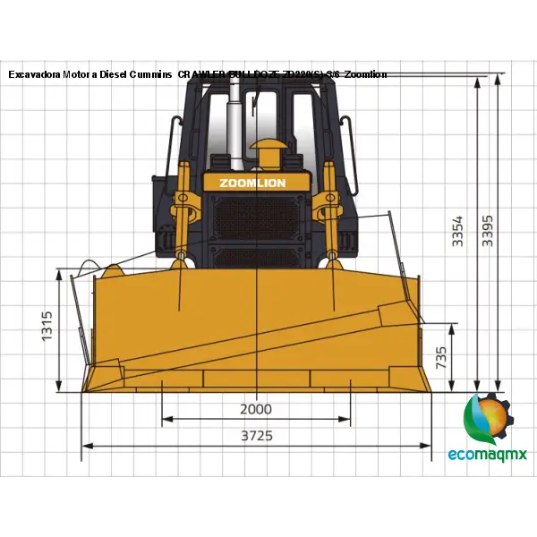 Excavadora Motor a Diesel Cummins CRAWLER BULLDOZE