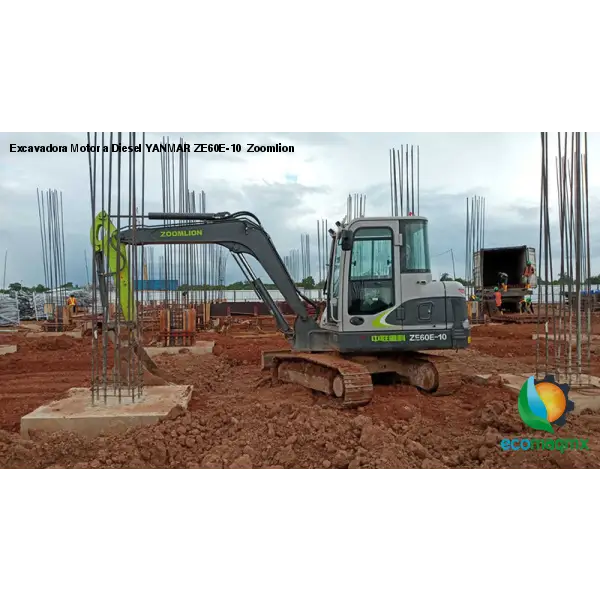 Excavadora Motor a Diesel YANMAR ZE60E-10 Zoomlion -