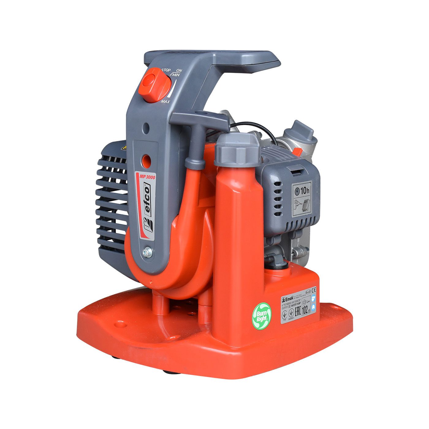Motobomba Autocebante Portatil Profesional EFCO 1.3 HP 1 X1 2 Tiempos MP3000