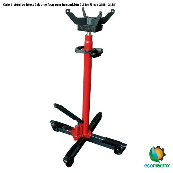 Gato hidráulico telescópico de fosa para transmisión 0.3 ton