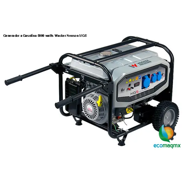 Generador a Gasolina 5000 watts Wacker Neuson MG5 -