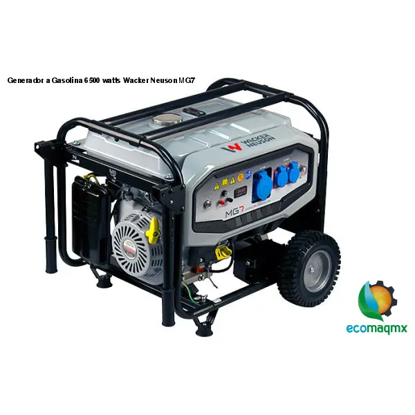 Generador a Gasolina 6500 watts Wacker Neuson MG7 -