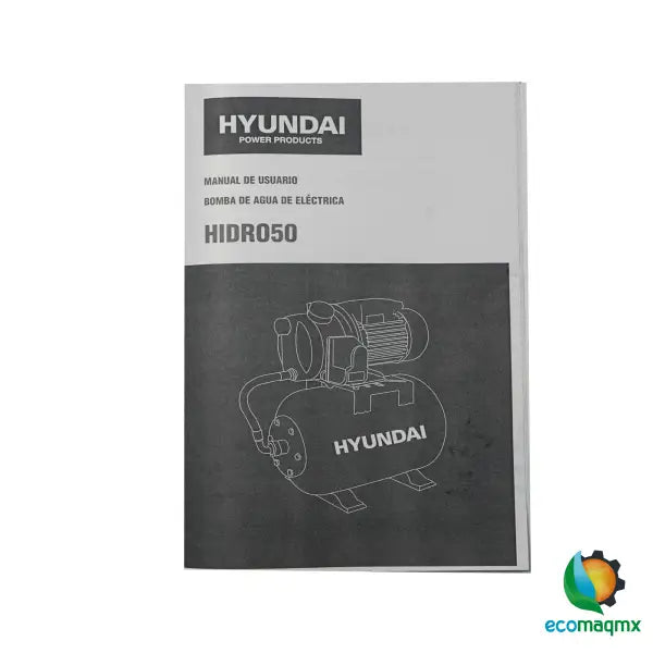 Hidroneumatico Bomba De Agua Eléctrica Profesional Hyundai