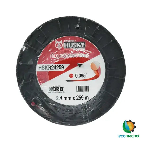 HILO REDONDO ROJO PARA DESBROZADORA 2.4 MM 0.095 PULGADAS