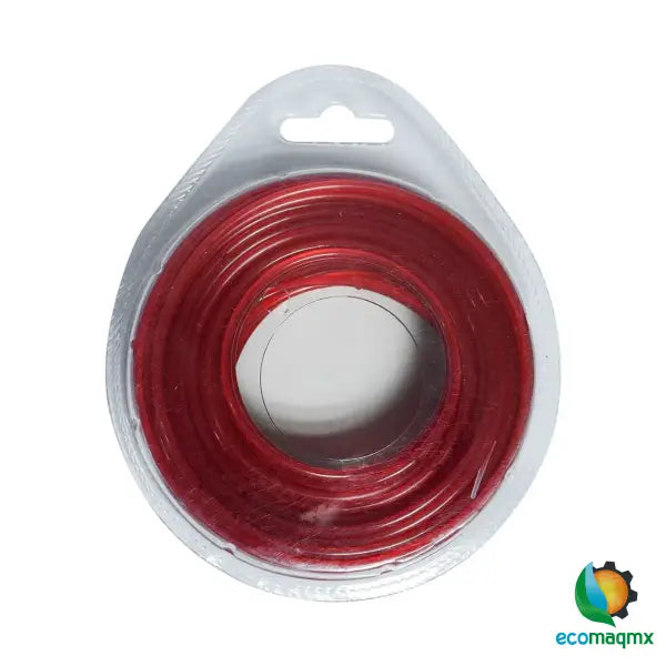 HILO REDONDO ROJO PARA DESEBROZADORA 2.4 MM (0.095’’) 44M