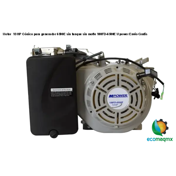 Motor 13 HP Cónico para generador 6500E sin tanque sin mofle