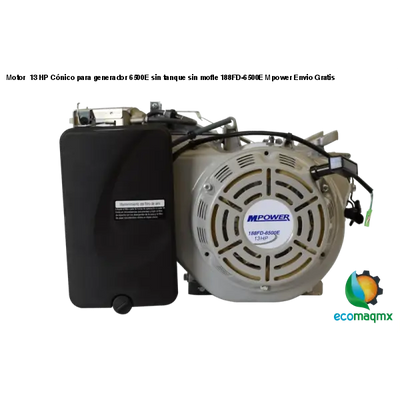 Motor 13 HP Cónico para generador 6500E sin tanque sin mofle
