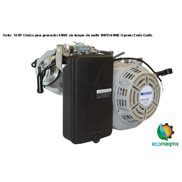Motor 13 HP Cónico para generador 6500E sin tanque sin mofle