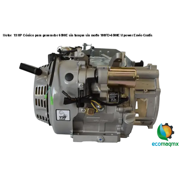 Motor 13 HP Cónico para generador 6500E sin tanque sin mofle