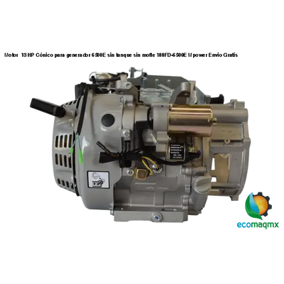 Motor 13 HP Cónico para generador 6500E sin tanque sin mofle