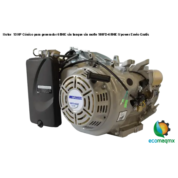 Motor 13 HP Cónico para generador 6500E sin tanque sin mofle