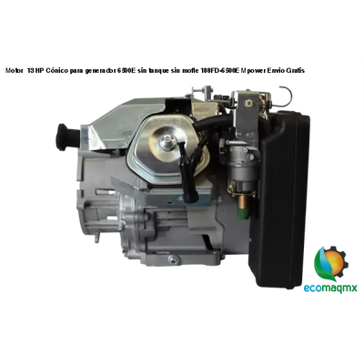 Motor 13 HP Cónico para generador 6500E sin tanque sin mofle