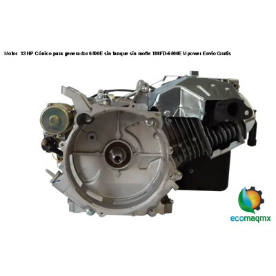 Motor 13 HP Cónico para generador 6500E sin tanque sin mofle