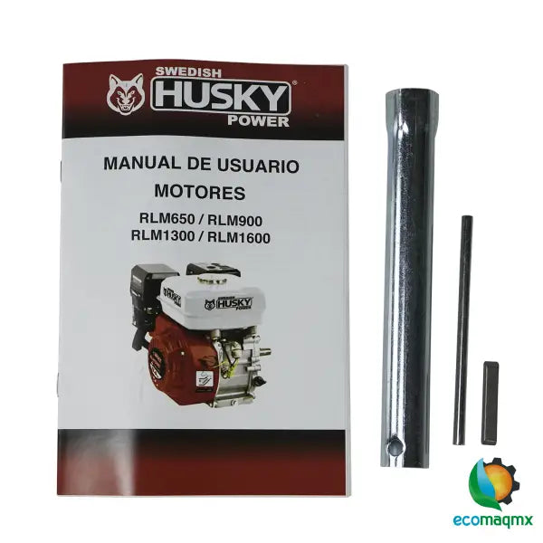 Motor A Gasolina 270cc 9 Hp Flecha Cuñero Arranque Manual Husky RLM900